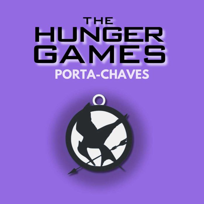 Porta-Chaves Hunger Games Impresso 3D