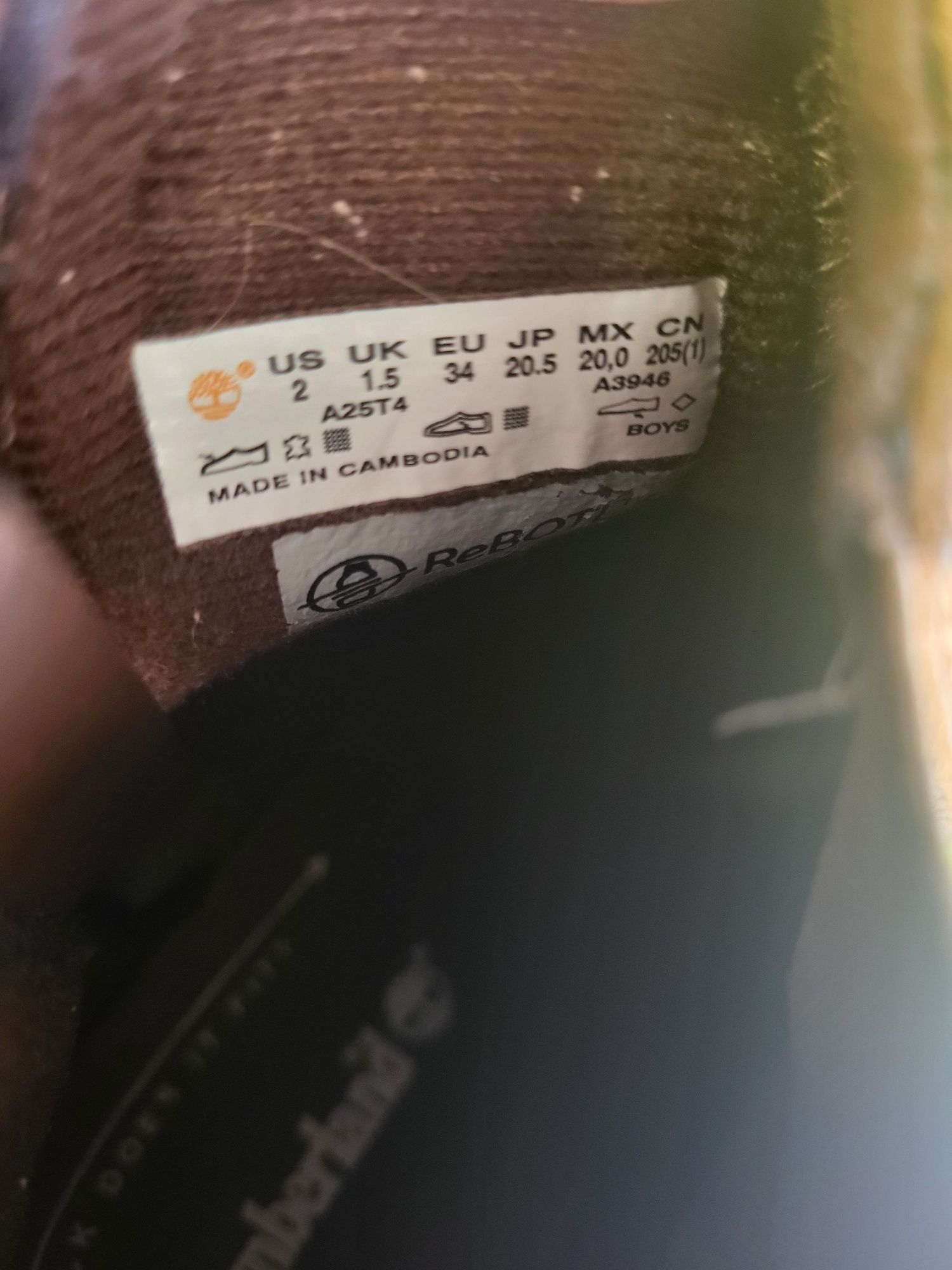 Botas Timberland Menina 34
