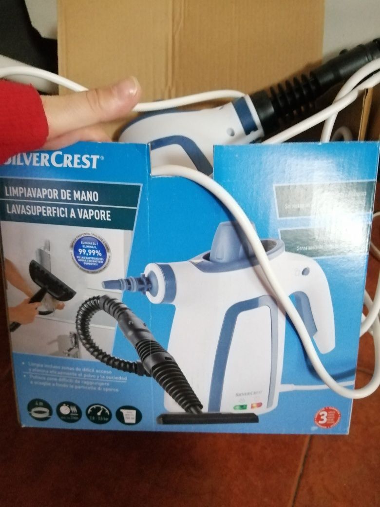 Maquina limpeza vapor, Lidl, usada uma vez.
