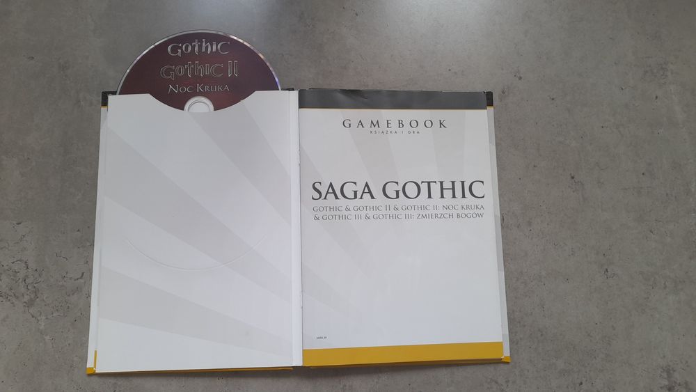 Saga gothic gamebook(noc kruka,zmierzch bogów, gothic 3)