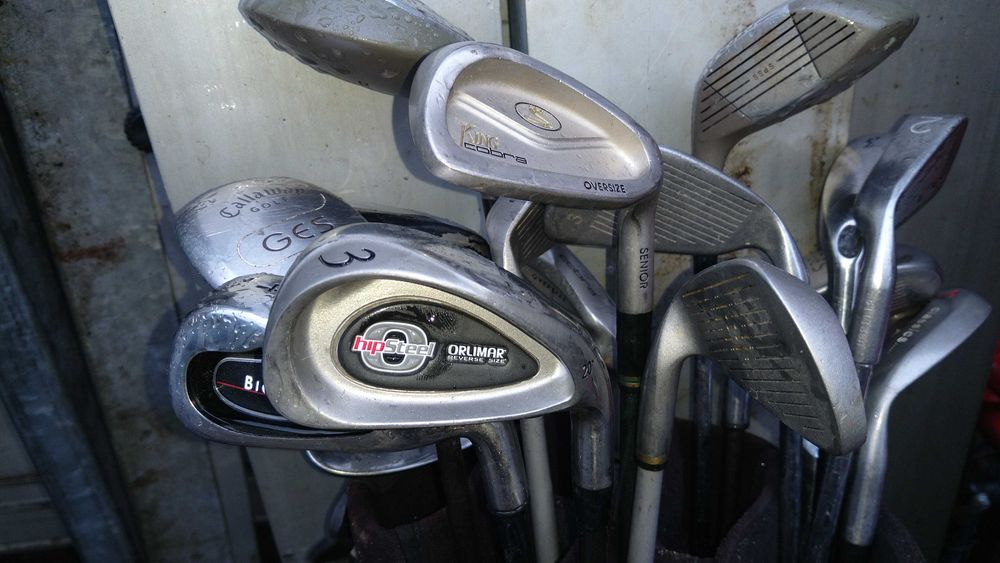 Kije golfowe 18 sztuk + torba King cobra maruman callaway