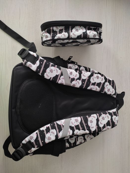 Plecak Inside + piórnik, model koala, stan dobry