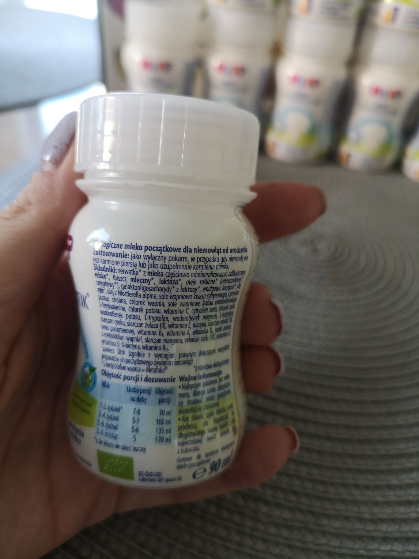 Mleko początkowe Hipp 1 Bio Combiotik 90ml