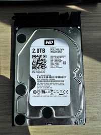 Жорсткий диск 3.5" WD Blue 2TB SATA / 64 MB /5400 RPM