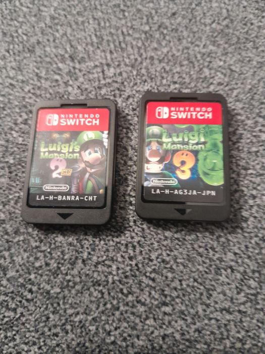 Gry Nintendo Switch zestaw Lugi Mansion 2 i Luigi Mansion 3
