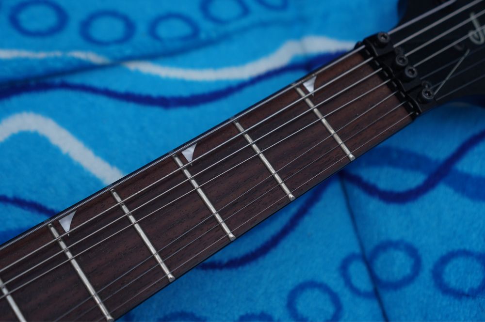 Jackson dinky 7 slattxmg3-7 czarna matowa gitara