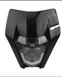Led lampa czarna