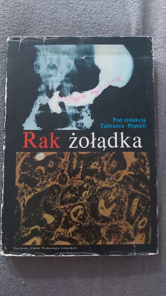 Książka Rak żołądka Tadeusz Popiela 1987