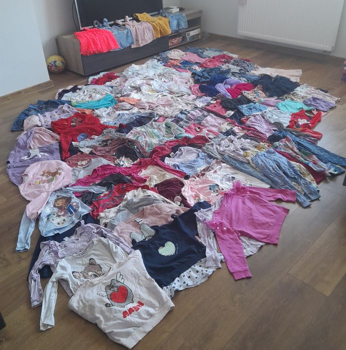 Mega duza paka ubran dla dziewczynki