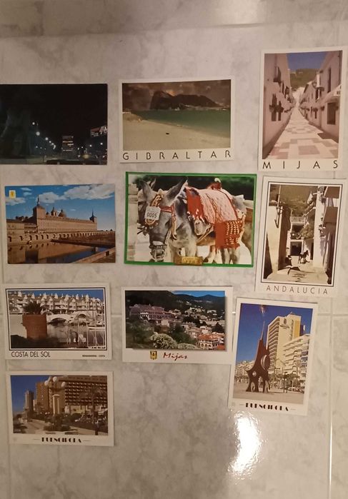 Postais de Espanha Antigos – Não Circulados