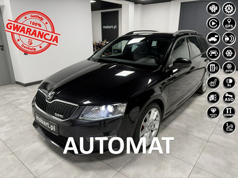 Skoda Octavia RS 2.0 TDI 184KM*AppleCa*KeyLessGo*LED*Bi-Xenon*Navi*Skóry*HAK*Niemiec