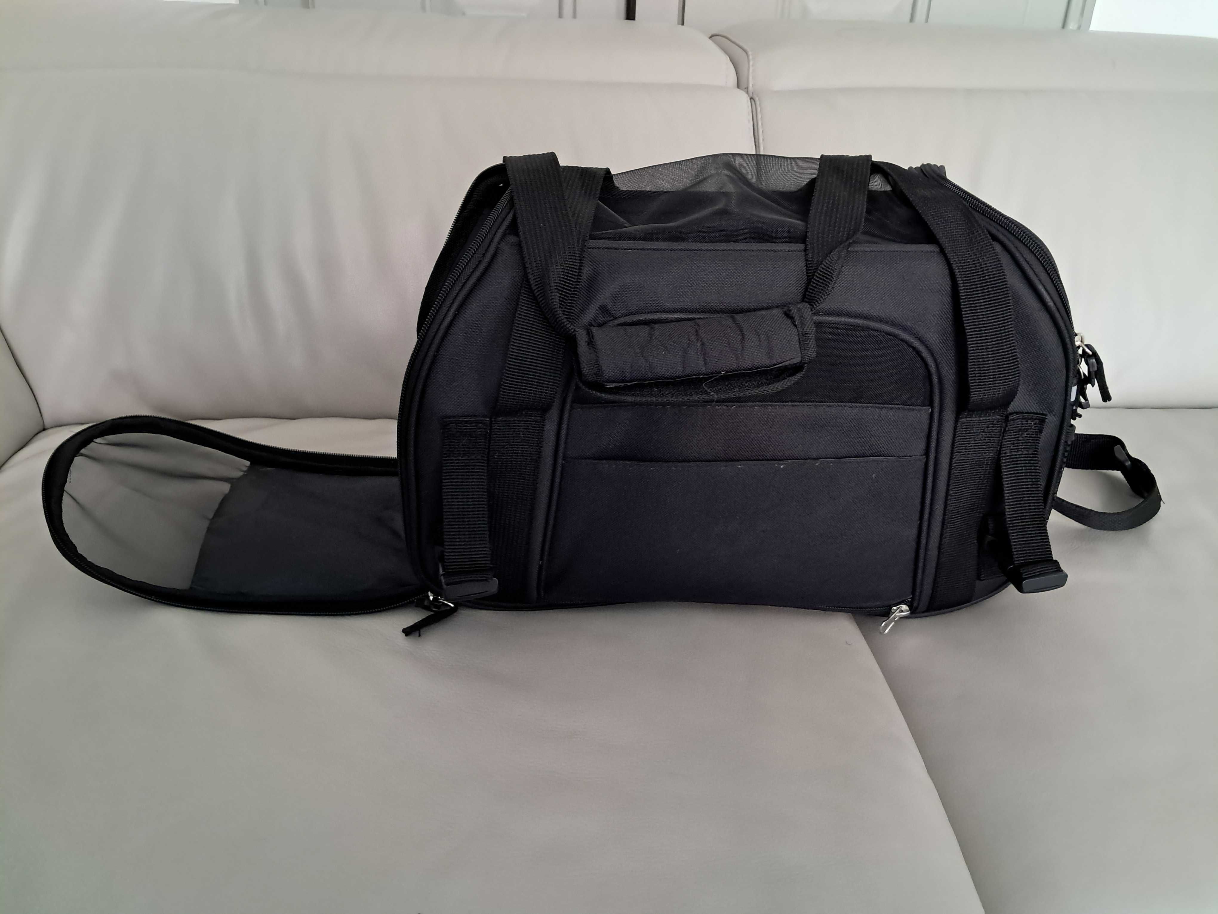 Saco Transportador Caes ou Gatos, Preto