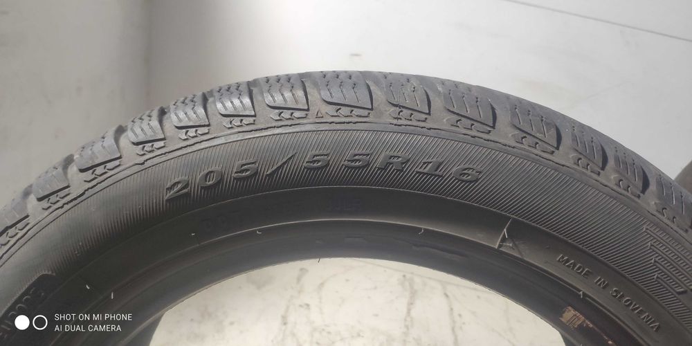 Opony 205/55R16 DĘBICA zima FRIGO 2 II para 2szt ładne jak nowe