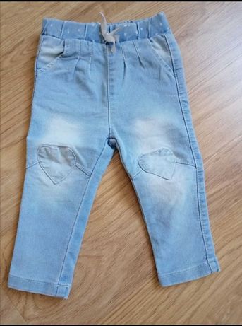 spodnie jeansowe 80
