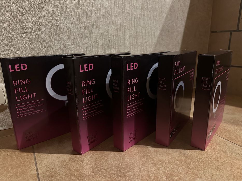 Лампа кільцева LED для візажу або соц .мереж