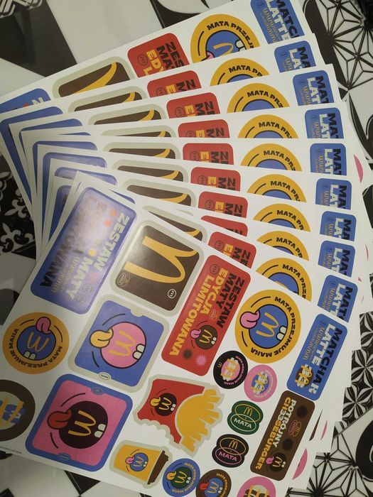 Naklejki Maty z McDonald's