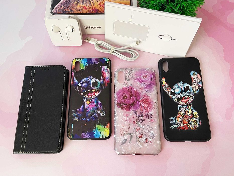 iPhone Xs Max Gold 256GB (złoty) + Nowe słuchawki itp. / Stan Idealny