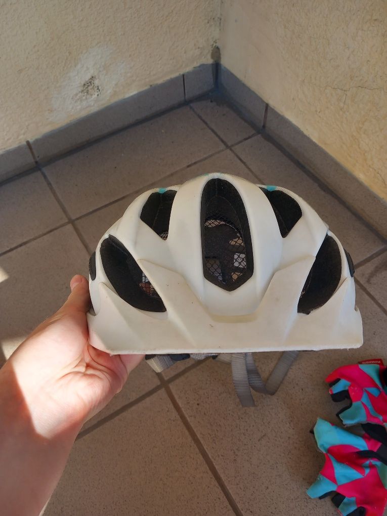 Kask rowerowy Scott  + rękawiczki kross