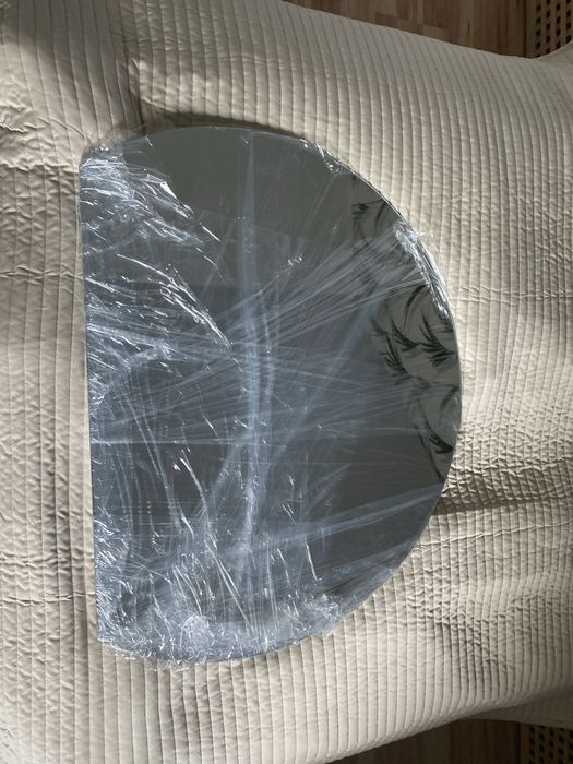 Lustro Glasston, śr. 100cm, podswietlenie LED