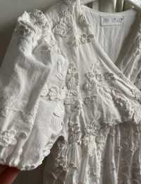 Ніжна біла сукня ZARA р.116