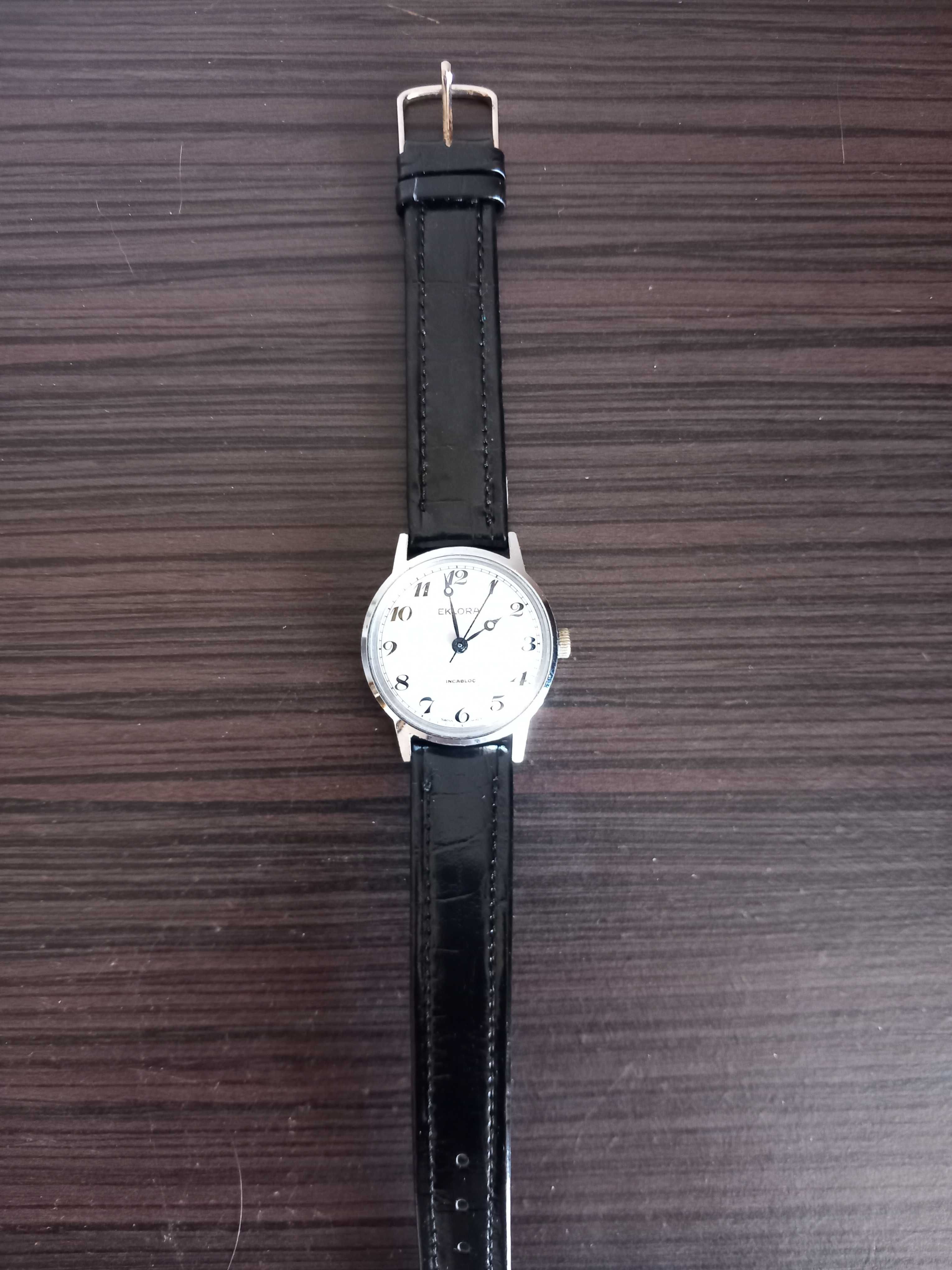 zegarek kolekcjonerski Eklora Incabloc Swiss Made