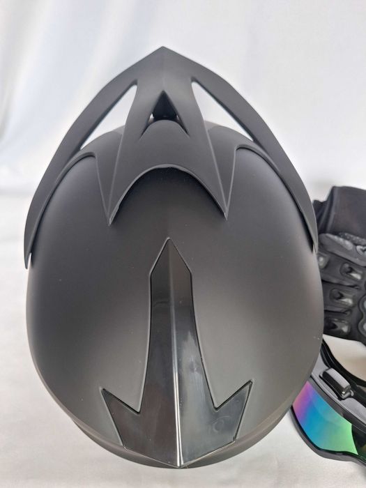 Kask motocrossowy fullface ATV Dirt Bike Black L/XL 59-60cm