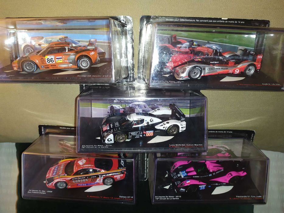 5 Miniaturas 1/43 Le Mans