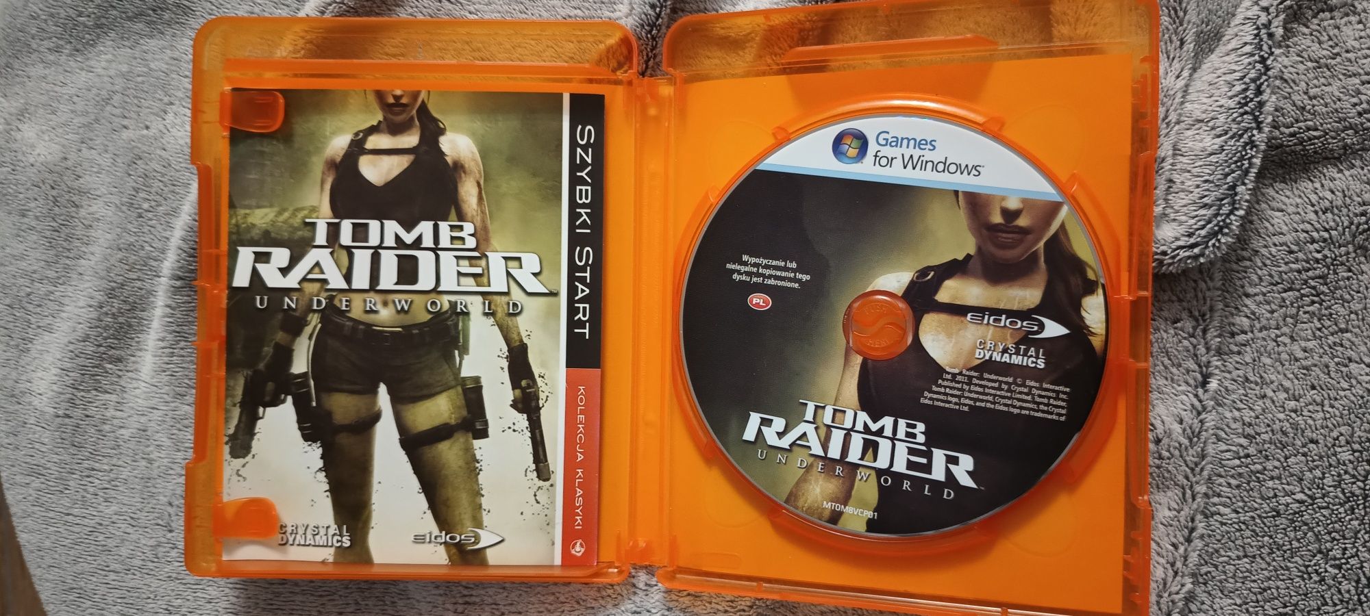 Tomb Raider Undergworld PC pomarańczowa kolekcja klasyki