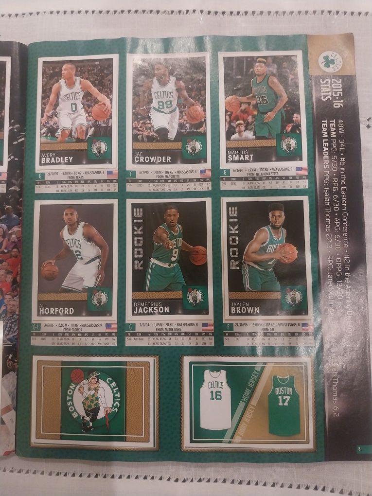 Caderneta Completa Nba 2016/17