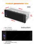 radio Android FM BT, Vídeo, MP5 Player, FM, ecra  6,86 ", 1 Din