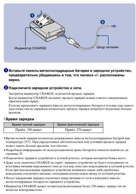 Зарядное устройство для аккумуляторов АА-ААА - Sony