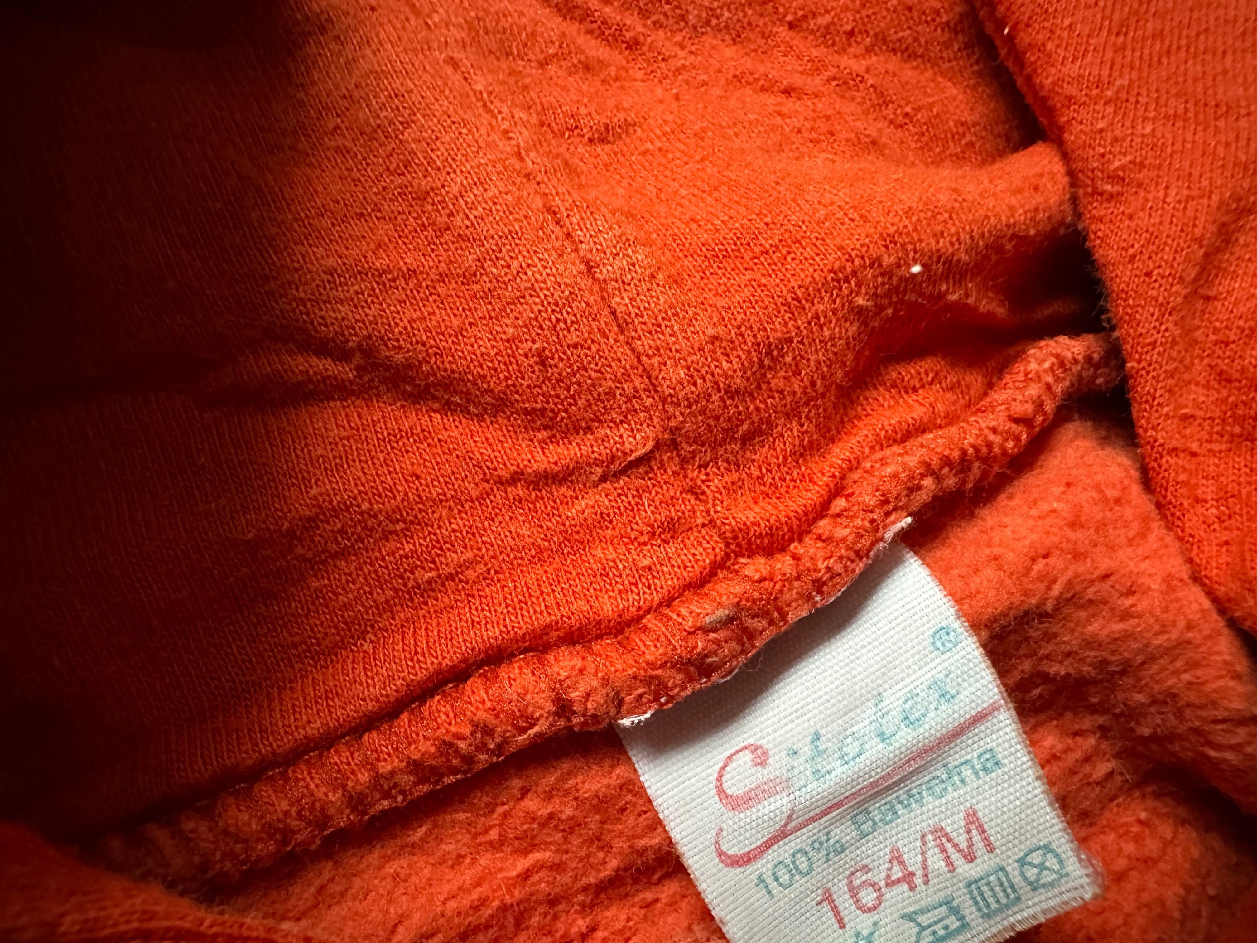 Pomarańczowa bluza Sitotex 164/M szeroka / Vintage