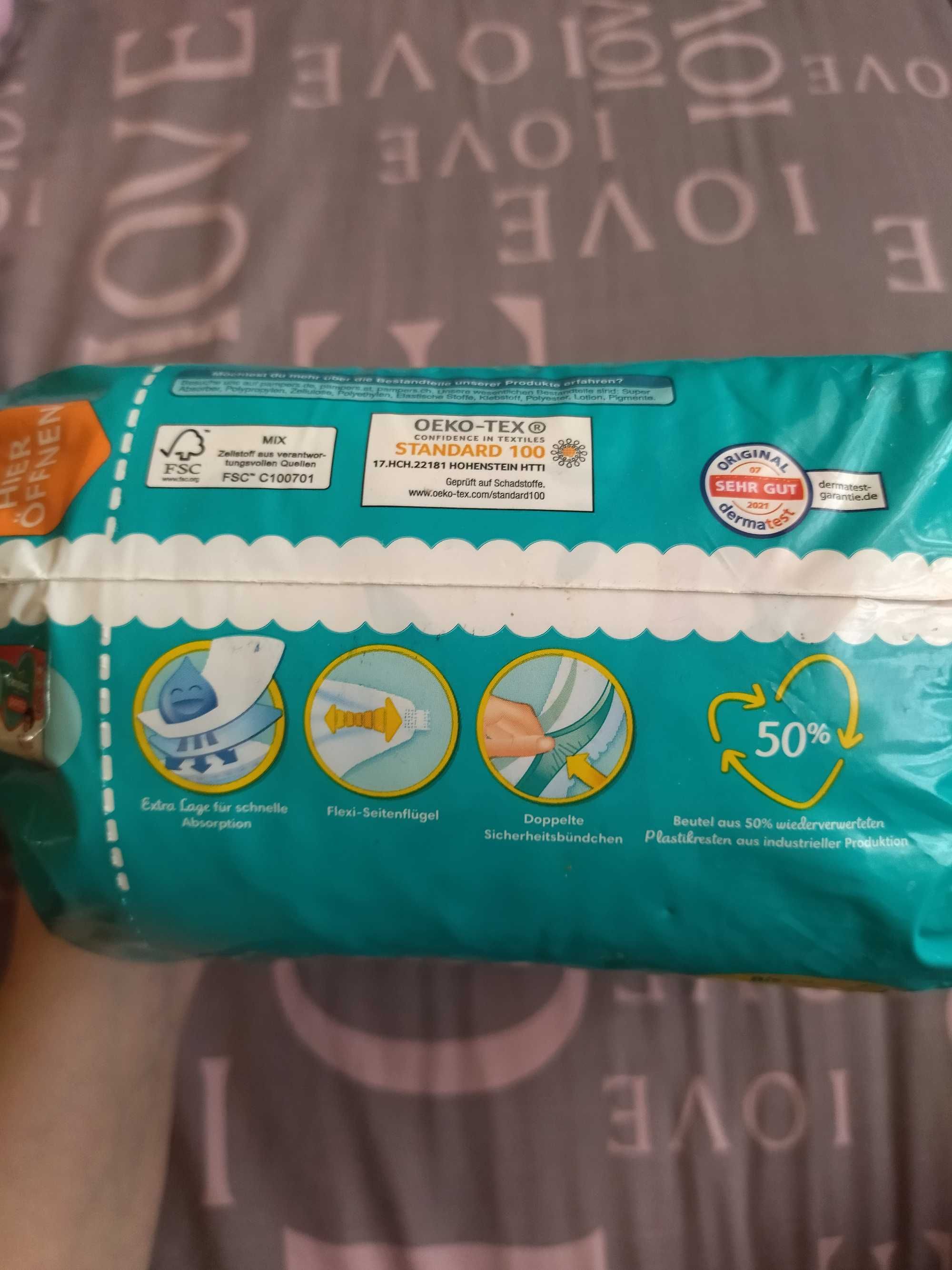 Памперсы Pampers 3 6-10 кг 34 шт памперси підгузники підгузки памперс