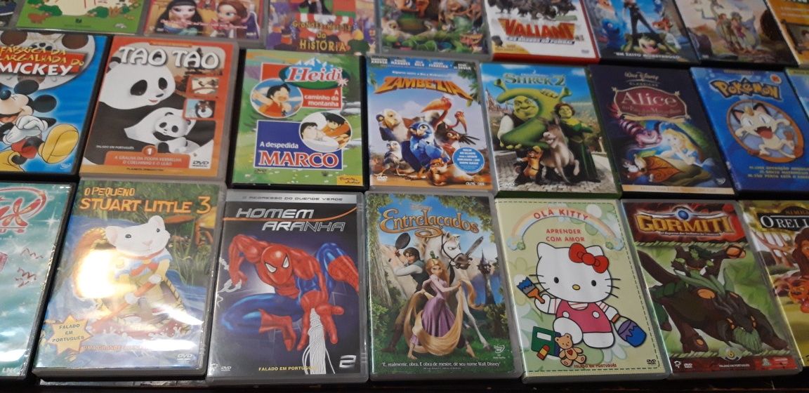 Conjunto de 45 Dvds Infantil/Juvenil Diversos