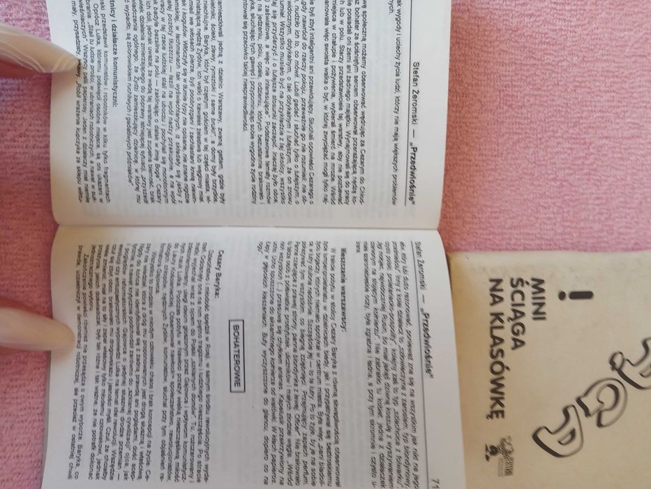 Książki ściągi omówienia lektur