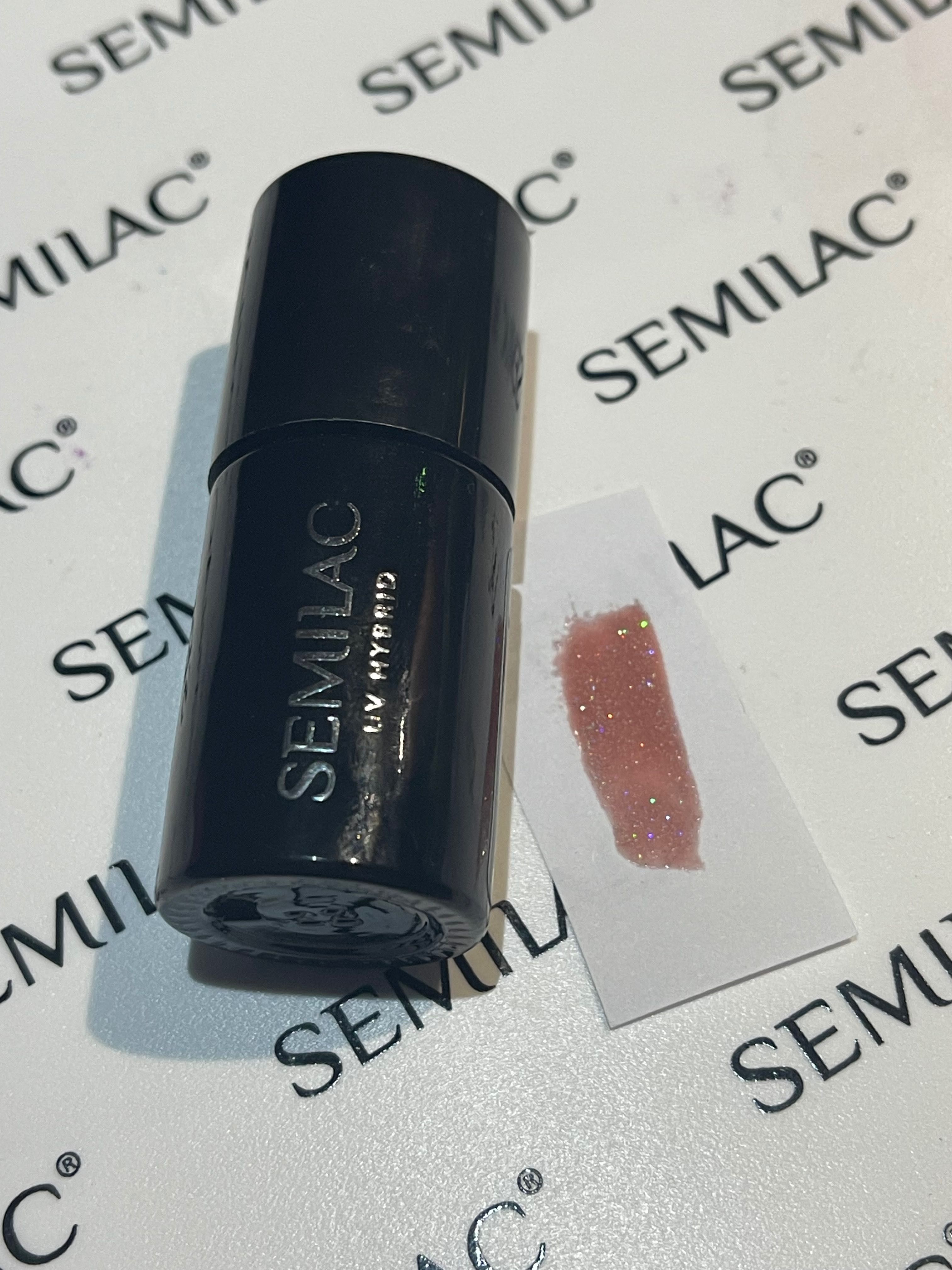 Lakier hybrydowy Semilac - Shimmer Dust Caramel 321