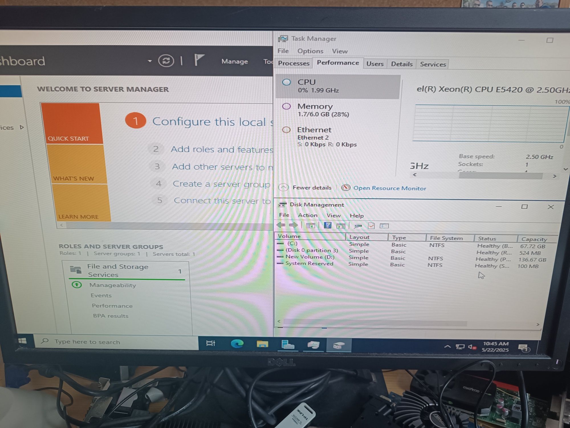 Servidor HP Proliant DL380 G5