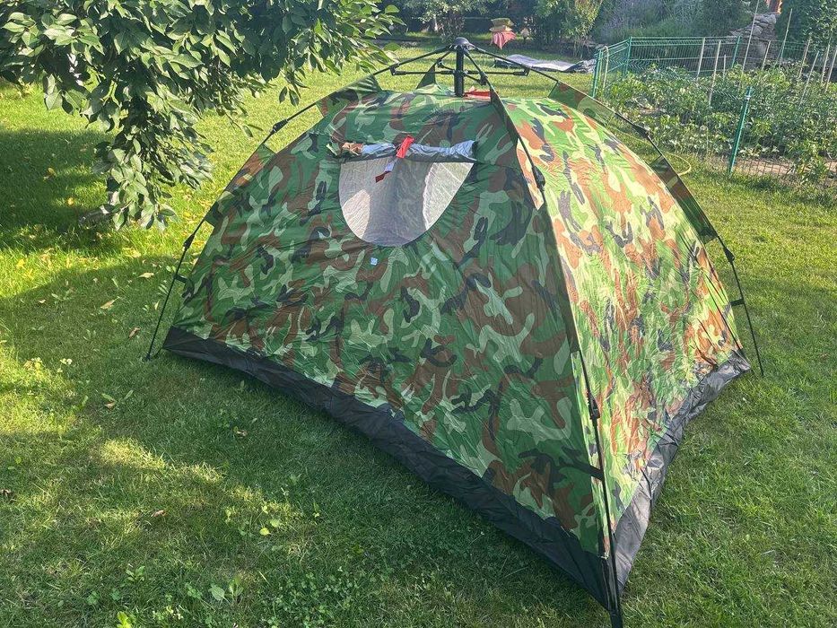 ‼️ Намет туристичний для кемпінгу. Палатка війскова камуфляж хакі ‼️