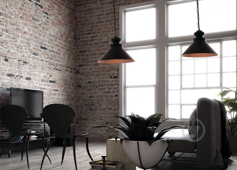 Світильник підвіс Vesta Light чорний LOFT
