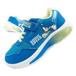 Leomil Sonic sneakersy lekkie na rzep LED niebieskie r. 25-32