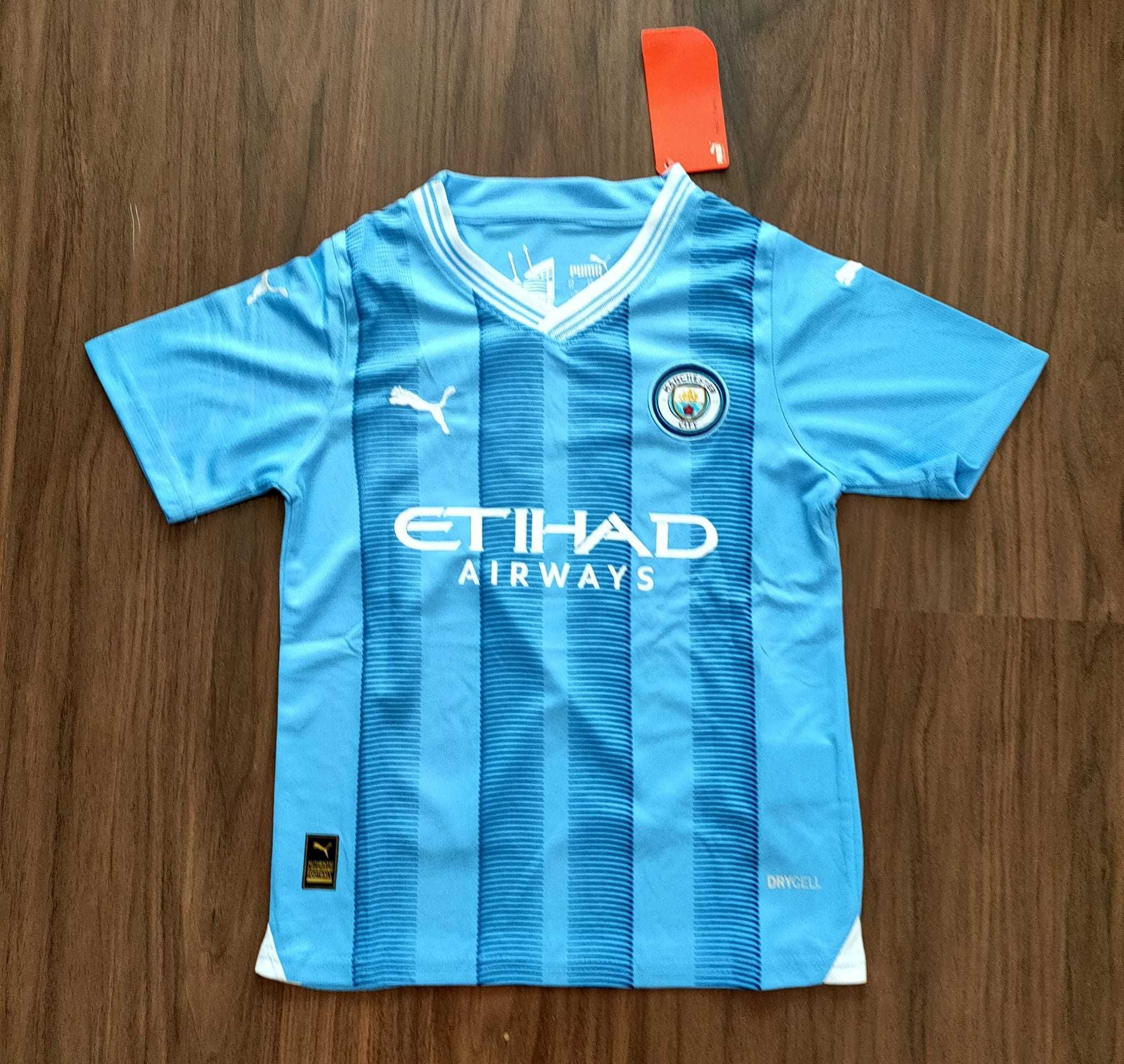 Conjunto criança equipamento Manchester City - Halland