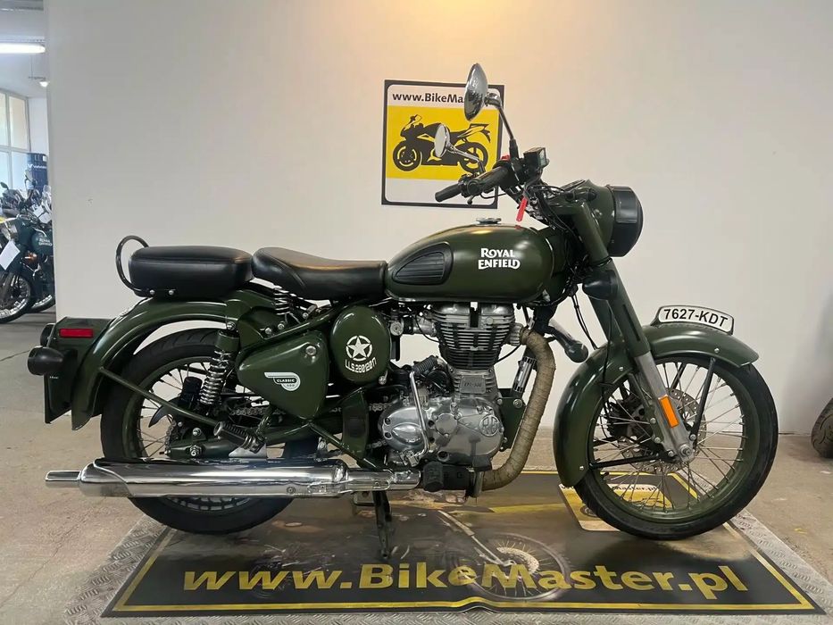 Royal Enfield Classic 500 EFI BULLET ABS EFI BATTLE GREEN !!! Transport !! Raty 0% !!
