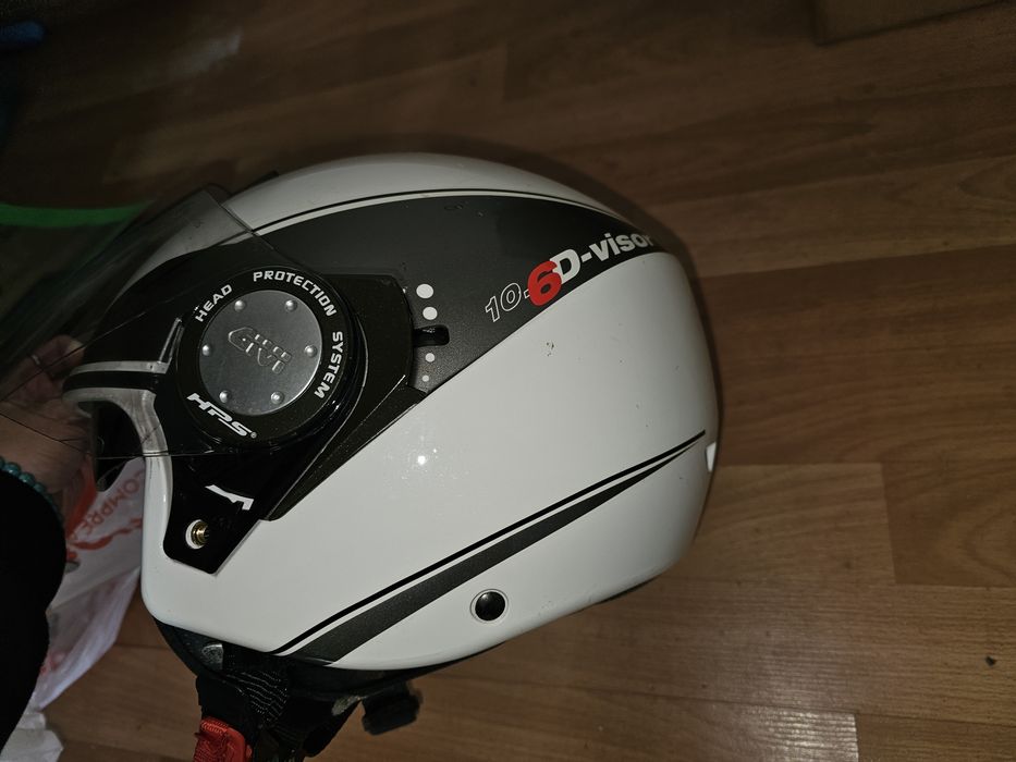 Capacete mota com viseira