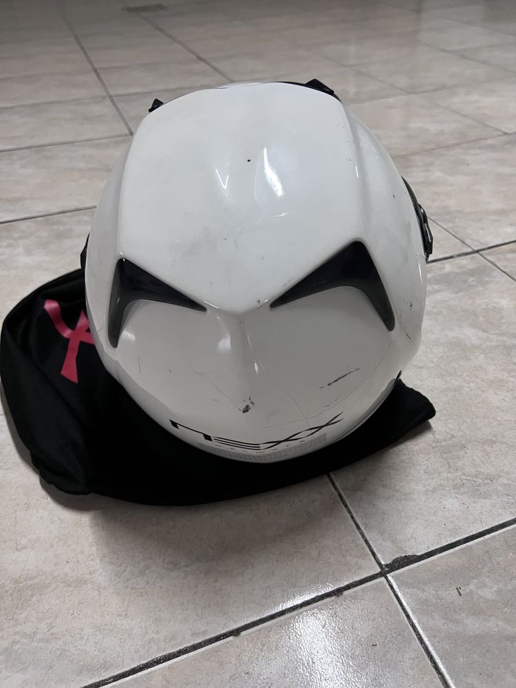 Capacete Nexx branco senhora tamanho S