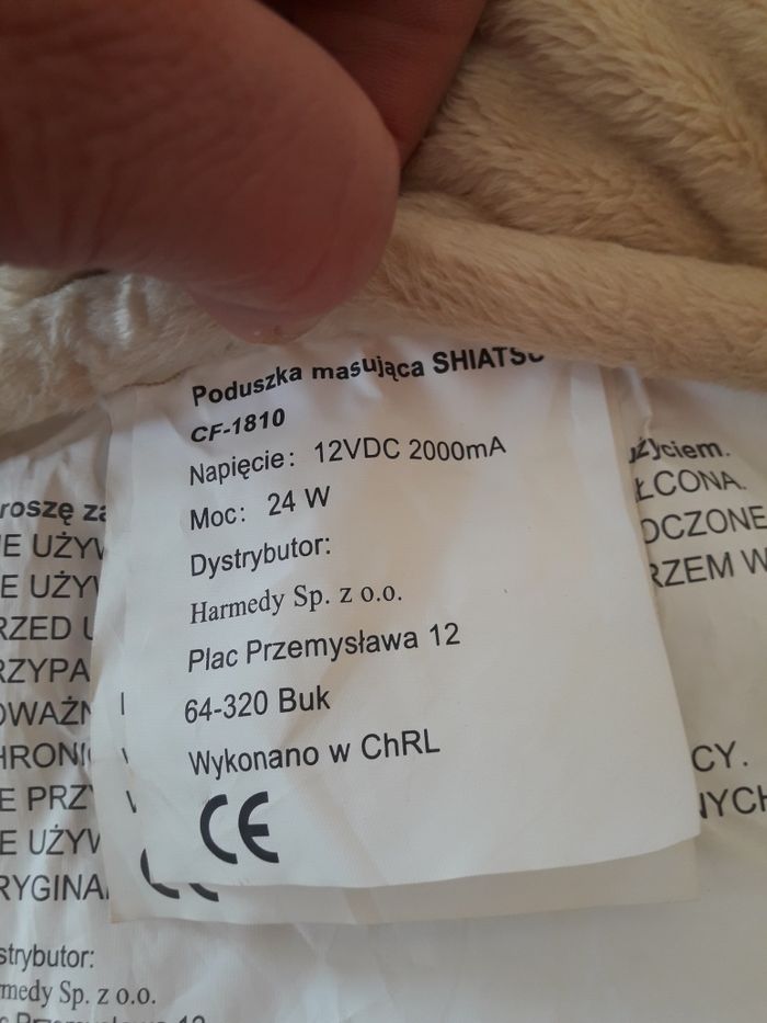 Poduszka masujaca Shitasu Harmedy