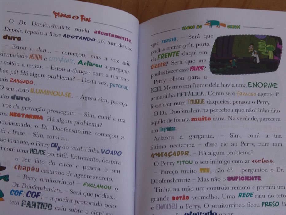 Livro 5  - Phineas e Ferb Vamos ao Circo