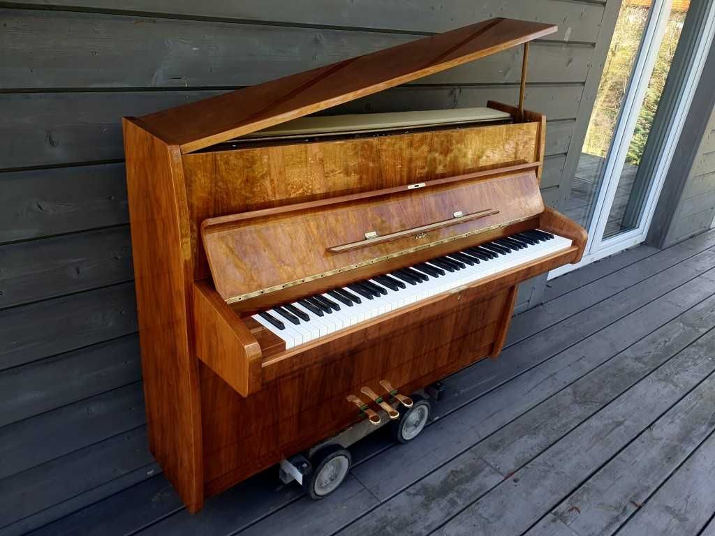 Pianino SAUTER 106cm 1966r RENNER ciemny brązowy POŁYSK