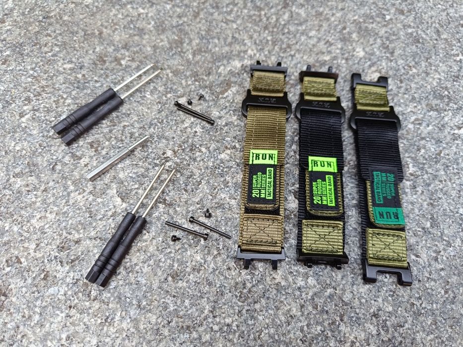 Ремешок, ремінець Amazfit T-Rex / T-Rex Pro, захисне скло, тренчики