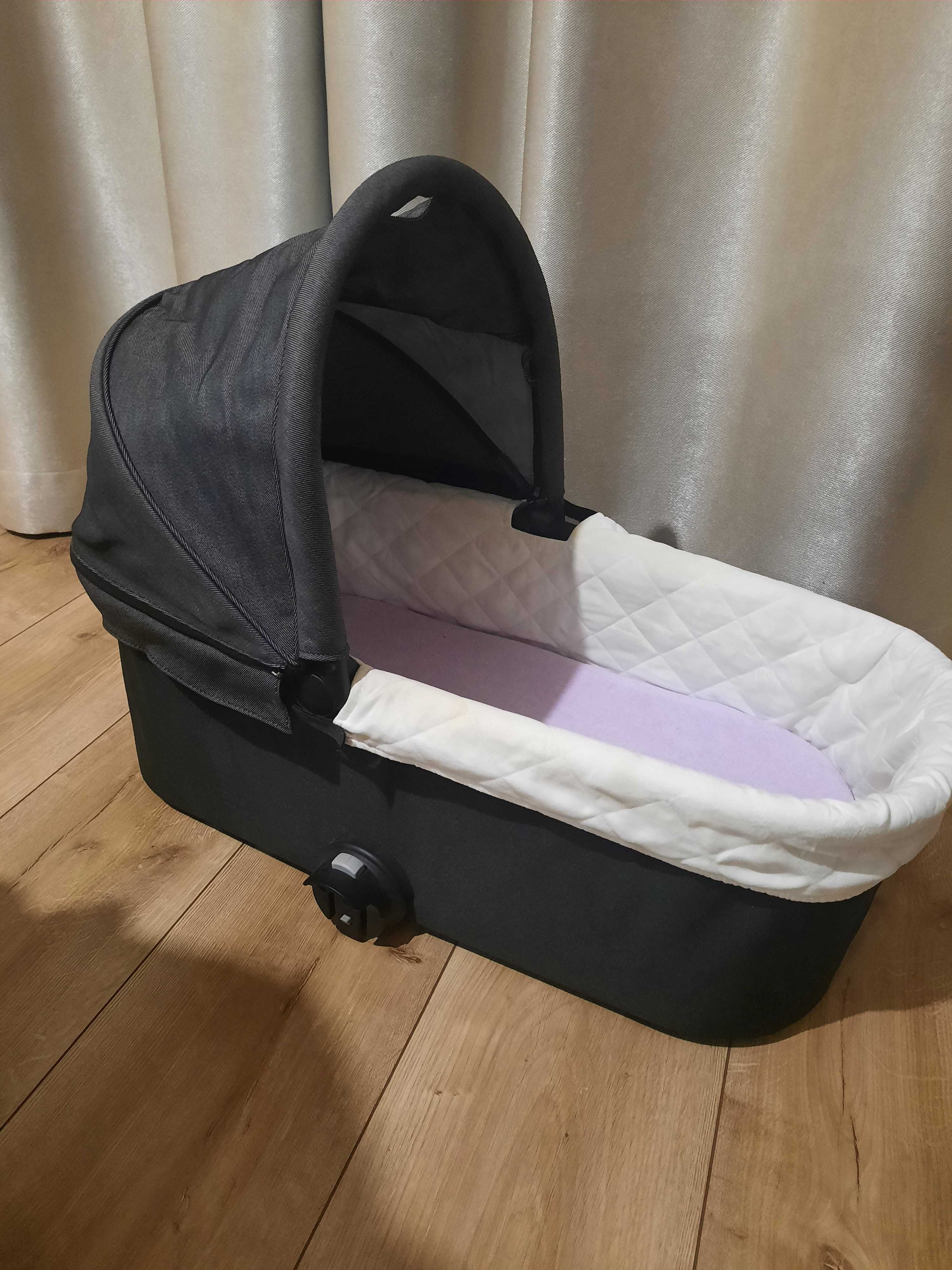 Wózek Baby Jogger City Elite + gondola + nosidełko Cybex Cloud q