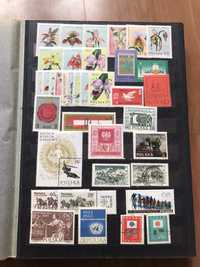 Klaser ze znaczkami stare znaczki pocztowe